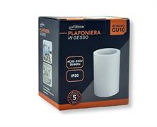 Porta Faretto in Gesso Attacco GU10 Verniciabile