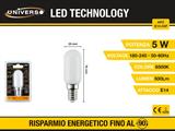 Lampadina LED 4W T25 Attacco E14 Luce Fredda 6500K