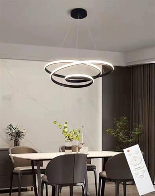 Lampadario LED 45Wx2 Tonalità Luce 3in1 Dimmerabile