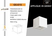 Applique in Gesso con Attacco G9