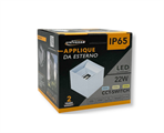 Applique da Esterno LED 22W Doppia Emissione Tonalità Luce 3in1