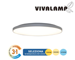 Plafoniera a Soffitto LED 72W Luce 3in1 CCT Ø46cm