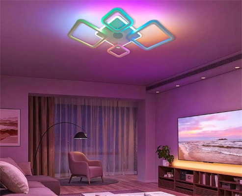 Plafoniera LED 70W RGB + Luce 3in1 Cassa BLuetooth e Telecomando