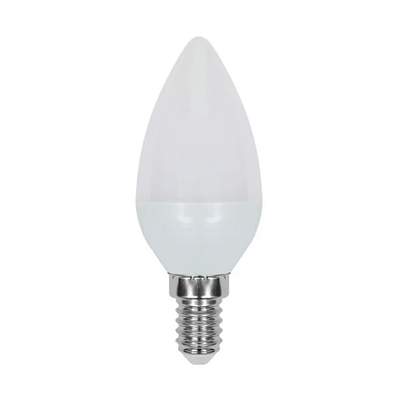 Lampadina LED Chip CREE E14 4,5W Candela Luce Fredda 6500K