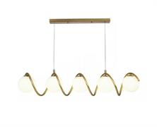 Lampadario a Sospensione con 5 Sfere in Vetro Attacco G9