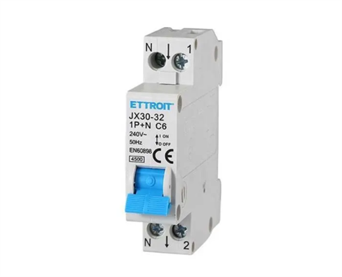 Interruttore Magnetotermico 1P+N 6A 4.5Ka 220V 1 Modulo DIN