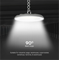 Campana Industriale LED SMD 150W UFO 90° Luce 3in1 CCT