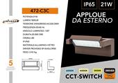 Applique LED 21W Ruotabile Luce 3in1 CCT