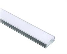 Profilo in Alluminio Colore Bianco per Strip LED 2 Metri