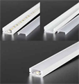 Profilo in Alluminio Colore Bianco per Strip LED 2 Metri