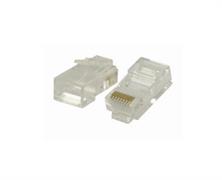 Connettore Plug RJ45 8P8C per Cavo LAN CAT6 Pacco da 10pz