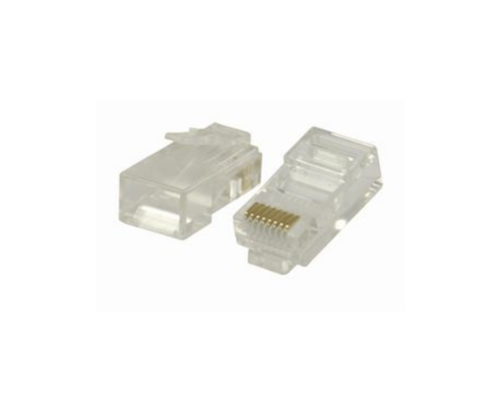 Connettore Plug RJ45 8P8C per Cavo LAN CAT6 Pacco da 10pz