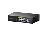 Switch Gigabit PoE+ 8 Porte con 2 Uplink GbE