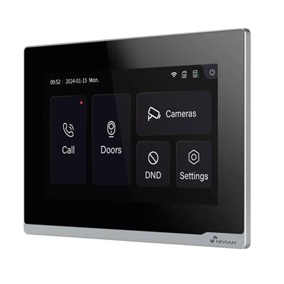 Monitor aggiuntivo videocitofonico Nivian a 2 fil wifi 7