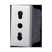 Presa bipasso comp. Bticino Axolute 2P+T 10/16A 250V grigia