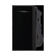 Pulsante unipolare 1P 16A compatibile Bticino Axolute nero