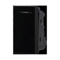 Pulsante unipolare 1P 16A compatibile Bticino Axolute nero