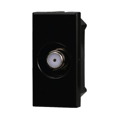 Presa tv satellitare a vite tipo F comp. Bticino Axolute nero