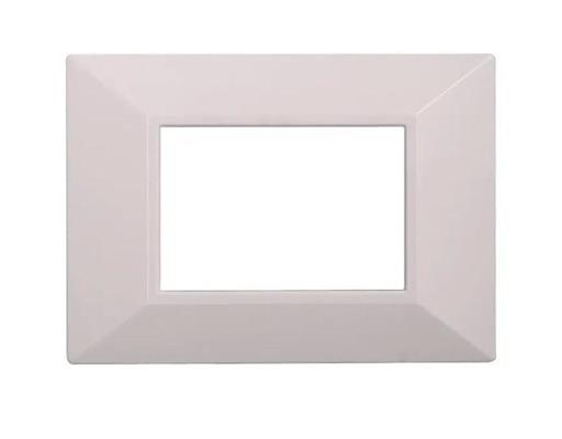 Placca comp. Bticino Axolute 3 moduli piremide Moon bianco
