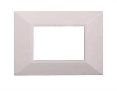 Placca comp. Bticino Axolute 3 moduli piremide Moon bianco