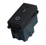 Interruttore bipolare 2P 16A 0-1 Comp. Vimar Arke nero