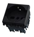 Presa Schuko 2P+T 16A Comp. Vimar Arke nero
