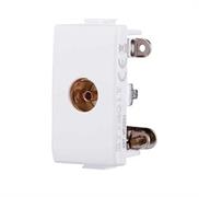 Connettore TV Femmina Bianco Compatibile con BTicino® Màtix