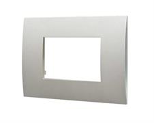 Placca Plastica Serie Venus 3P Comp. Vimar Arke Silver
