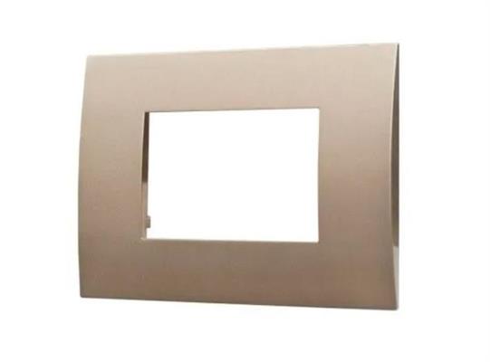 Placca Plastica Serie Venus 3P Comp. Vimar Arke Bronzo