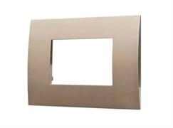 Placca Plastica Serie Venus 3P Comp. Vimar Arke Bronzo