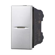 Pulsante Assiale 1P 16A Unipolare comp. Bticino Axolute grigio