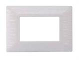 Placca in plastica 3 posti Comp. BTicino Màtix bianco satinato