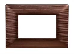 Placca in plastica 3 posti Comp. BTicino Màtix bronzo satinato