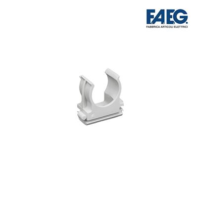 Clips per ancoraggio tubi rigidi o flessibili da 25mm 100 pezzi