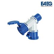 MOLTIPLICATORE CON SPINA CEE 6H 2P+T • 2 PRESE CEE 2P+T