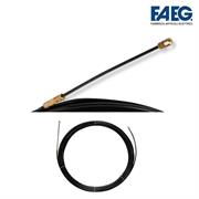 Sonda passacavi tiracavi in nylon Ø 4 mm 5 metri con terminali