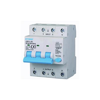 Magnetotermico Differenziale 3P+N 63A 30mA 380V-6KA