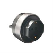 Presa Schuko / bipasso Plug&Play 16A nero