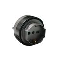 Presa Schuko / bipasso Plug&Play 16A grigio