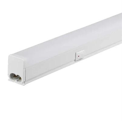 Plafoniera LED 7W T5 60cm Raccordabile Interruttore 6500K