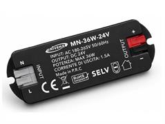 MINI ALIMENTATORE SLIM DA INTERNO DC24V 1.5A 36W COMPATIBILE 503