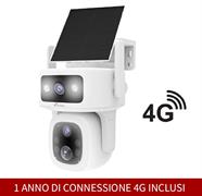 Telecamere 4G motorizzato 360° 2K 1 anno di connessione inclusa