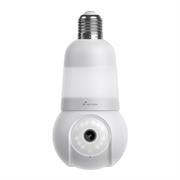 Telecamera Wifi Motorizzata 360 IP65 2K + LED E27 6500k Nivian