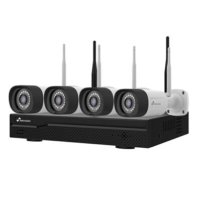 Kit Videosorveglianza WiFi 2K NVR 16CH + 4 Telecamere Nivian