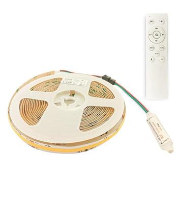 Striscia LED COB 24VB IC 6500K 12W/m 1200Lm/m IP20 10mm 5m/roll