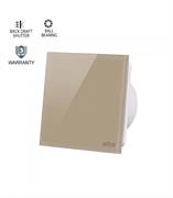 Aspiratore in Vetro Beige Ø100mm 12W 220m3 chiusura automatica
