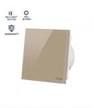 Aspiratore in Vetro Beige Ø100mm 12W 220m3 chiusura automatica