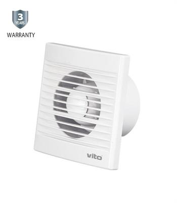Aspiratore Griglia Bianco Ø100mm 12W 180m³ 30dB