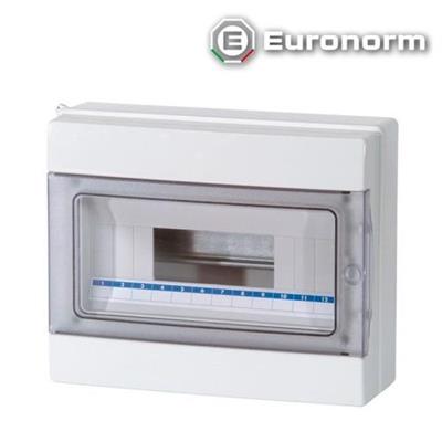 Centralino da Parete IP65 Sportello Trasp 12 Modul 290x240x105mm