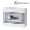 Centralino da Parete IP65 Sportello Trasp 12 Modul 290x240x105mm